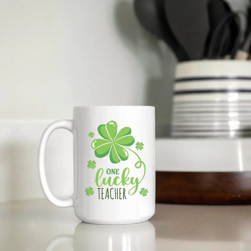 Personalized "One Lucky" | Fun St. Patrick's Day Mug