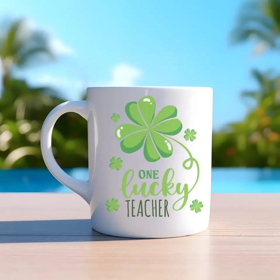 Personalized "One Lucky" | Fun St. Patrick's Day Mug