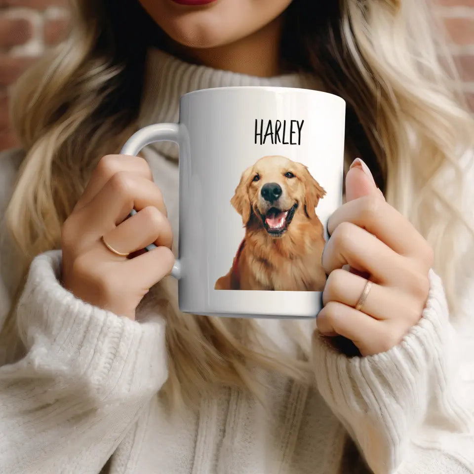 Your Pet On A Mug | Fun Custom Pet Mug With Name