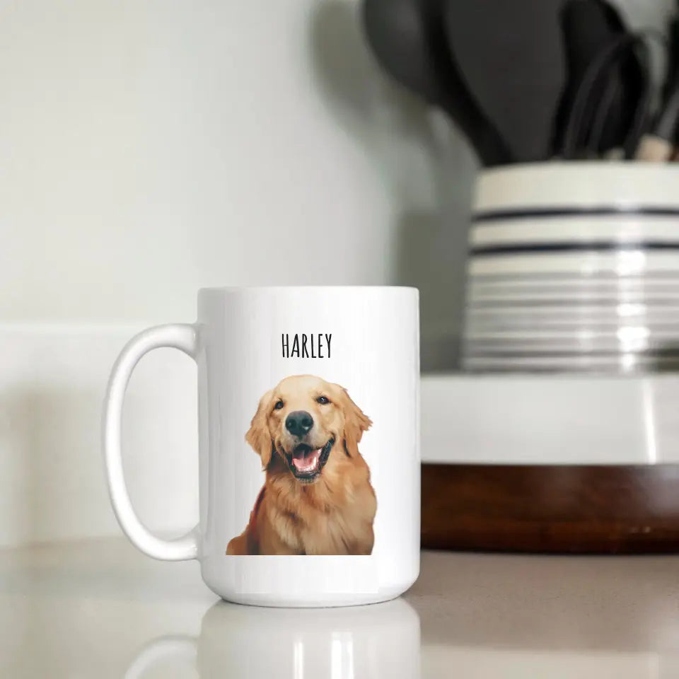 Your Pet On A Mug | Fun Custom Pet Mug With Name