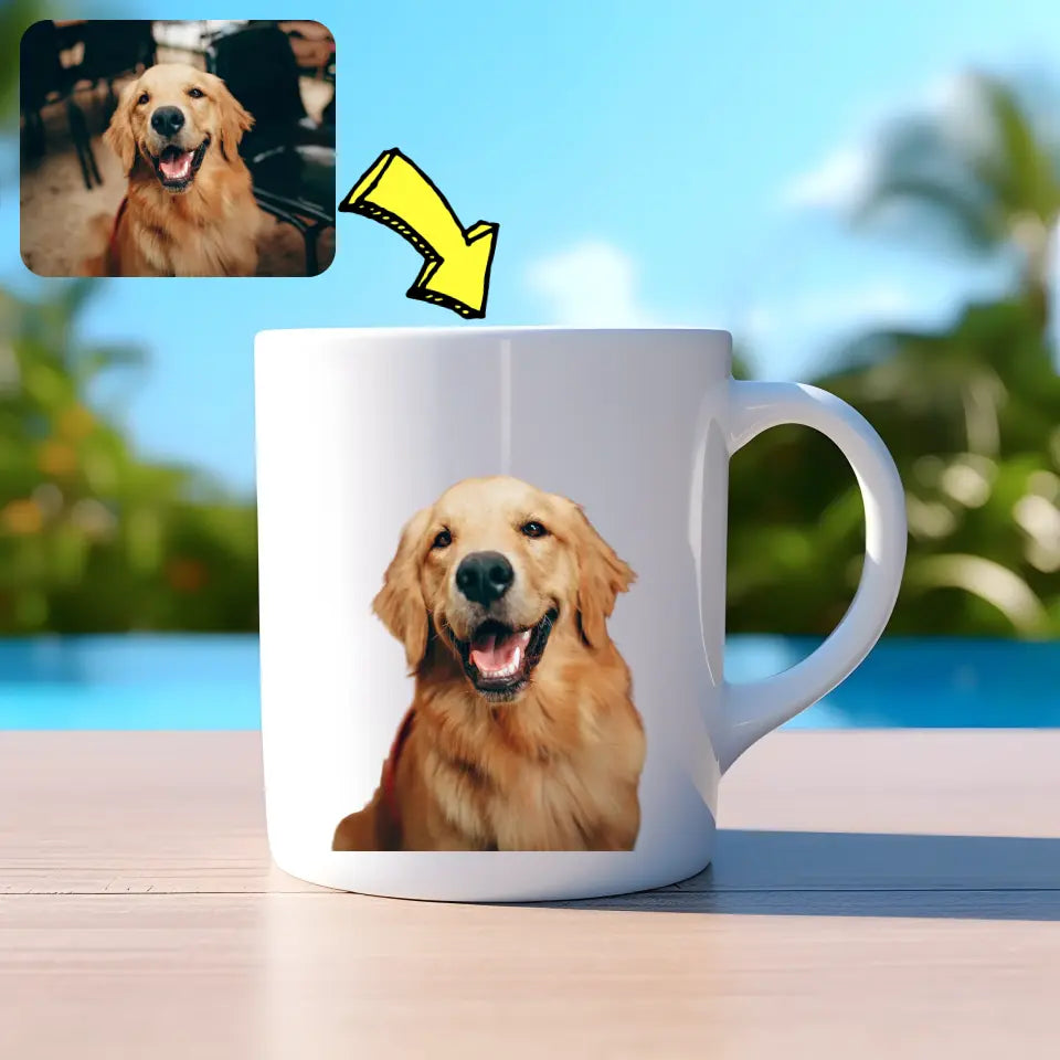 Your Pet On A Mug | Fun Custom Pet Mug With Name