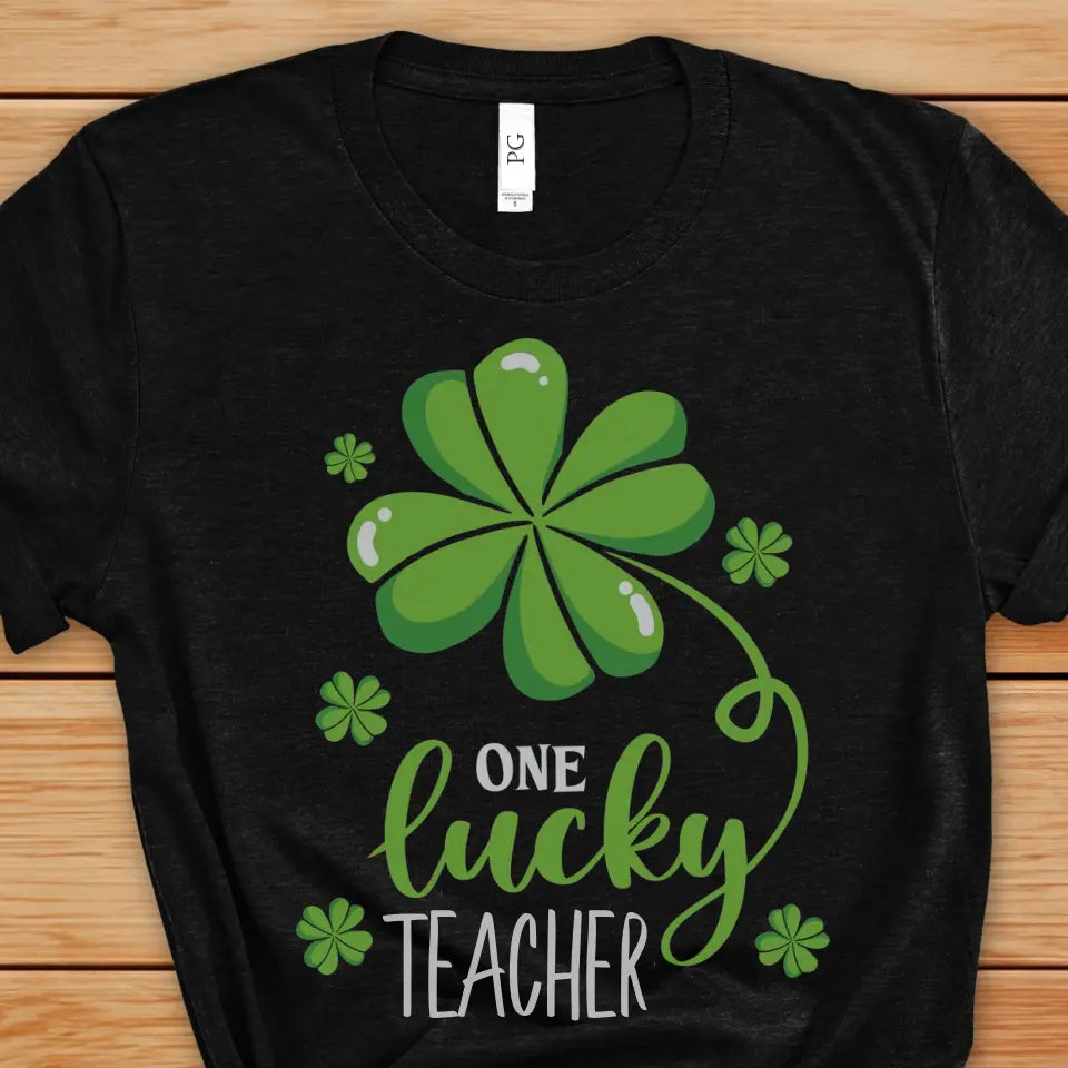 Personalized "One Lucky" | Fun St. Patricks Day Tee