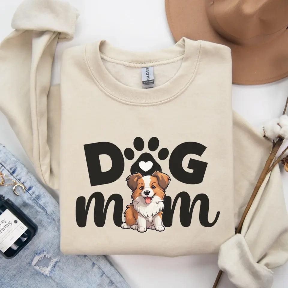 Personalized Dog Mom Sweatshirt