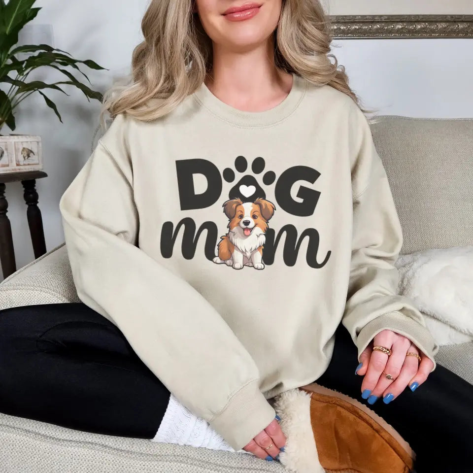 Personalized Dog Mom Sweatshirt