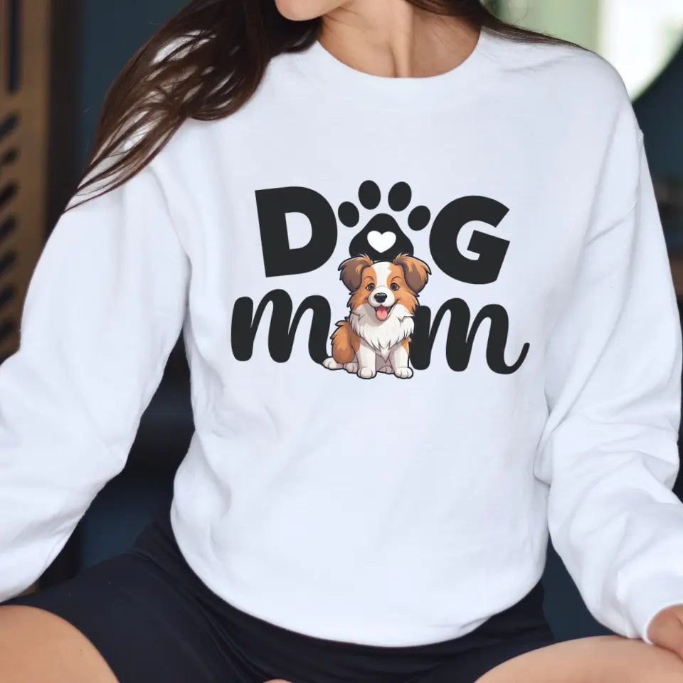 Personalized Dog Mom Sweatshirt