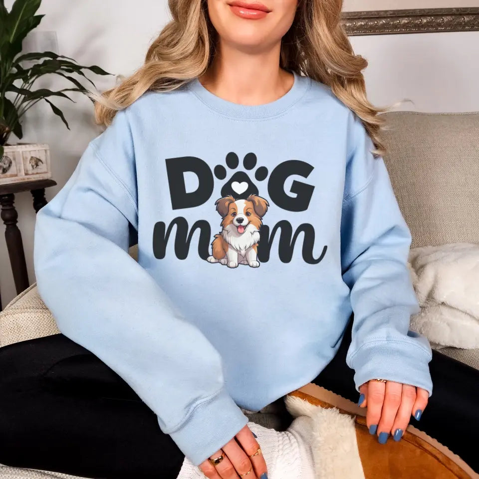 Personalized Dog Mom Sweatshirt