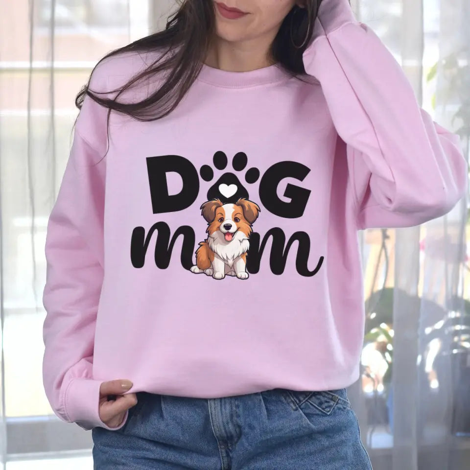 Personalized Dog Mom Sweatshirt