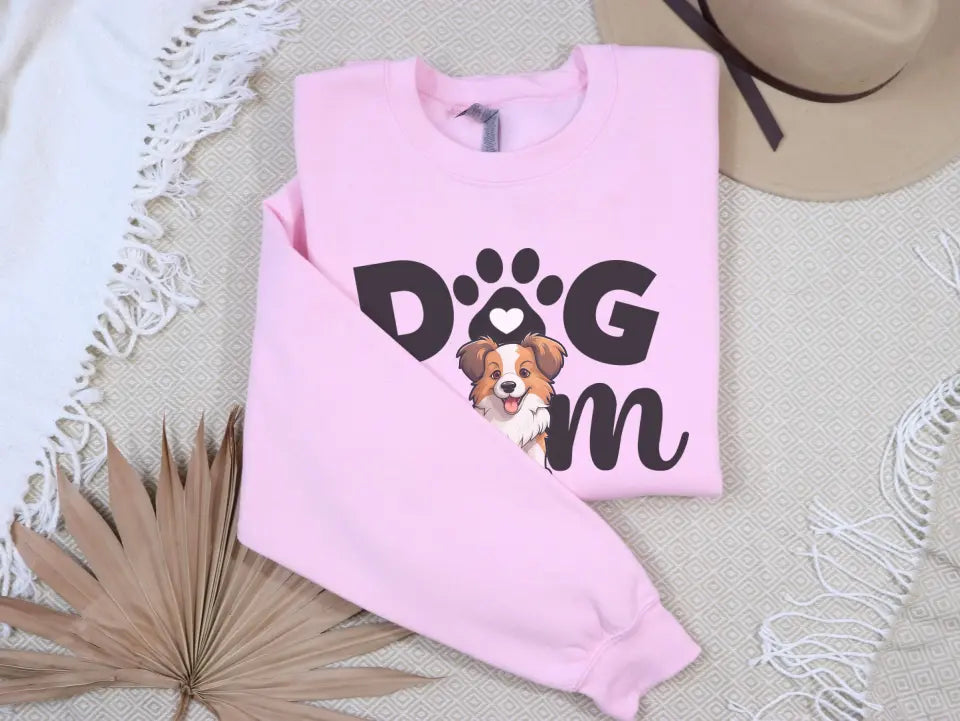 Personalized Dog Mom Sweatshirt