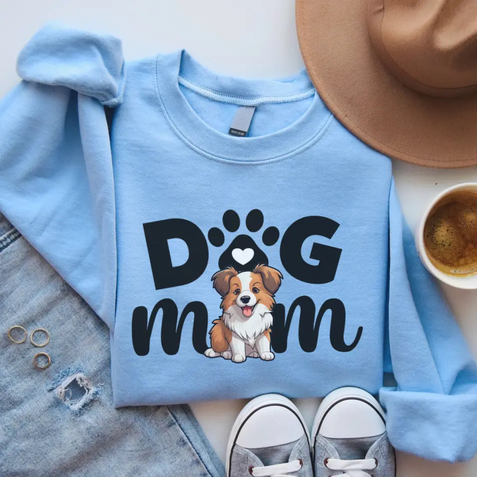 Personalized Dog Mom Sweatshirt