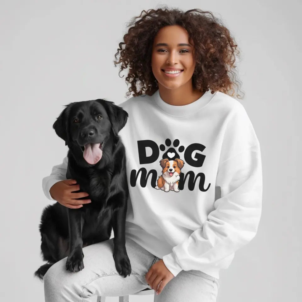 Personalized Dog Mom Sweatshirt