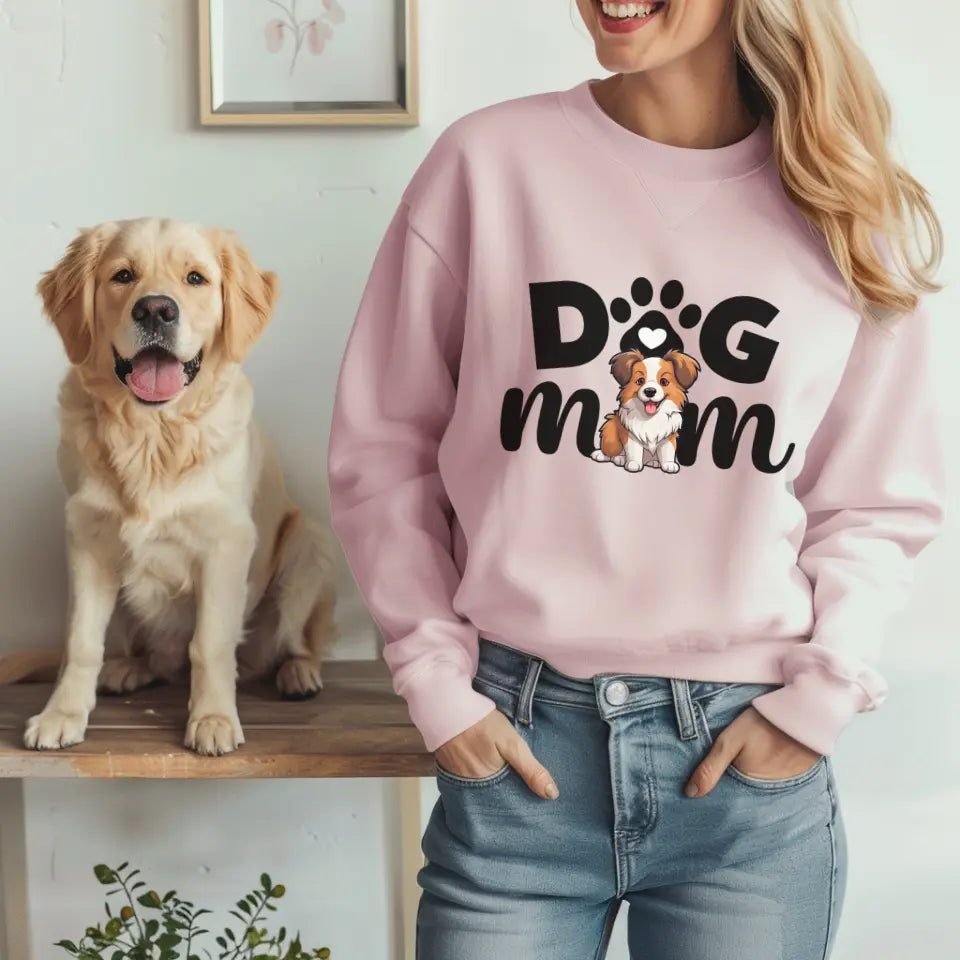 Personalized Dog Mom Sweatshirt